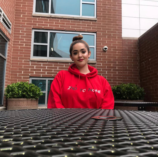 2ND TO NONE LOGO HOODIE - RED